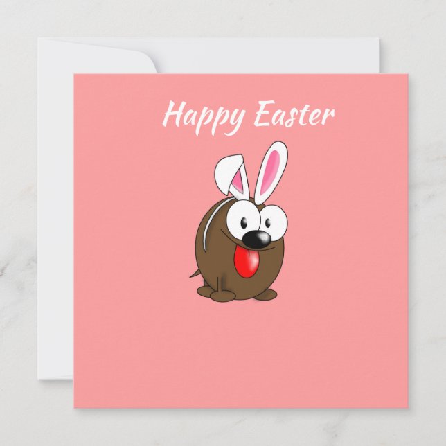 Feliz Páscoa  imagem de cartão de Páscoa (Frente)