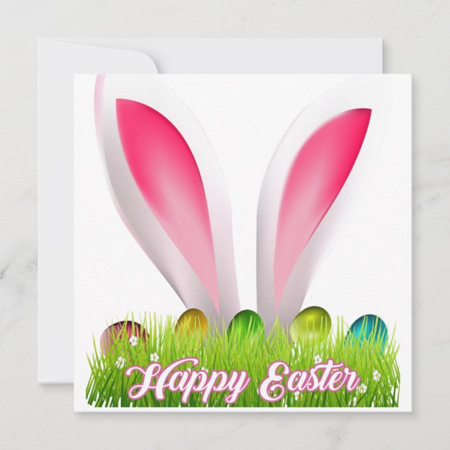 Feliz Páscoa imagem de cartão de Páscoa (Frente)