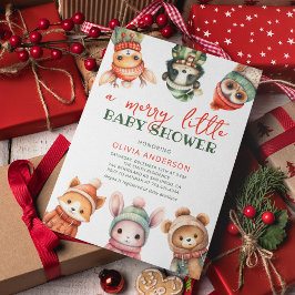 Feliz Pequeno С Convite para Chá de fraldas de inv