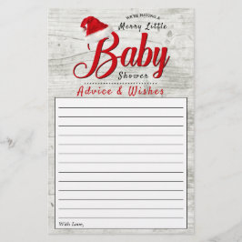 Feliz Pequeno Chá de fraldas de Natal - Conselhos 