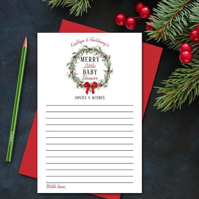 Feliz Pequeno Chá de fraldas de Natal - Conselhos  (Criador carregado)