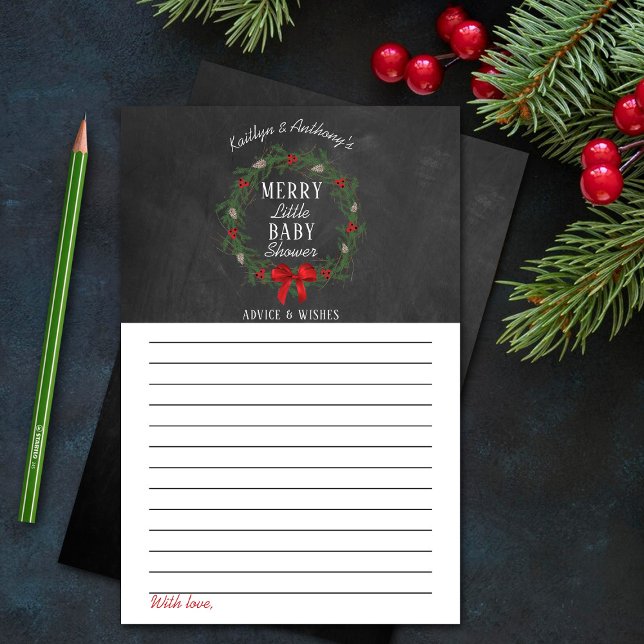 Feliz Pequeno Chá de fraldas de Natal - Conselhos  (Criador carregado)