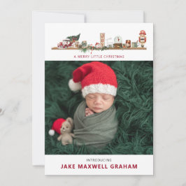 Feliz pequeno Natal | Anúncio de nascimento