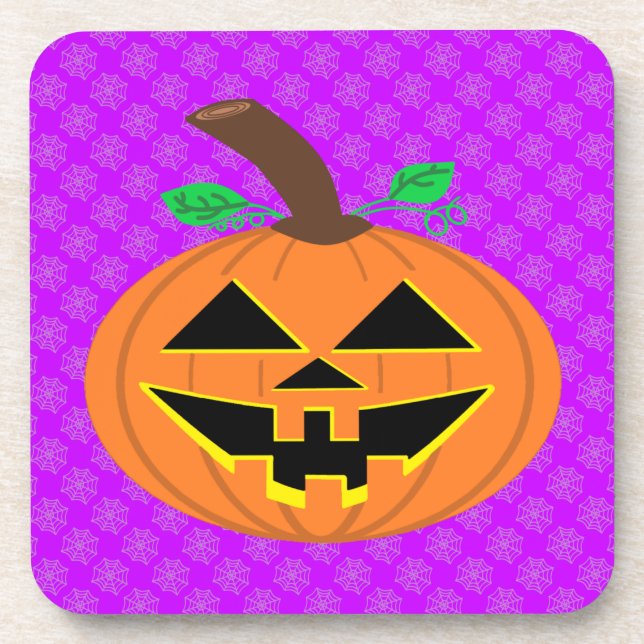Feliz Porta copos de Abóbora de Halloween (Frente)