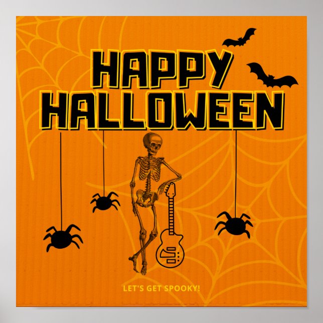 Feliz Poster de Halloween (Frente)
