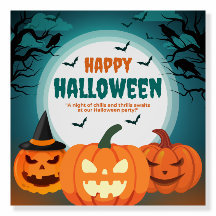 Feliz Poster de Halloween!