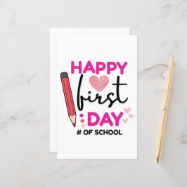 Feliz Primeiro Dia de Aula, Corações Lindos