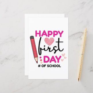 Feliz Primeiro Dia de Aula, Corações Lindos