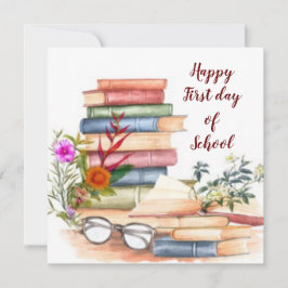 Feliz primeiro dia de escola