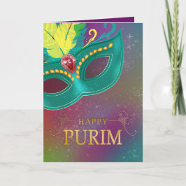 Feliz Purim - Cartão de Férias Judaicas Chag Purim