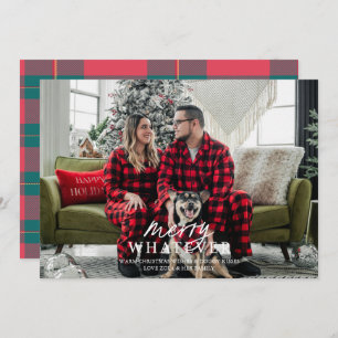 Feliz Qualquer Cartão de Feriado de Foto Pet Do Bo