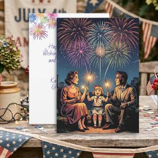 Feliz Quatro de Julho com Mensagem Personalizada  