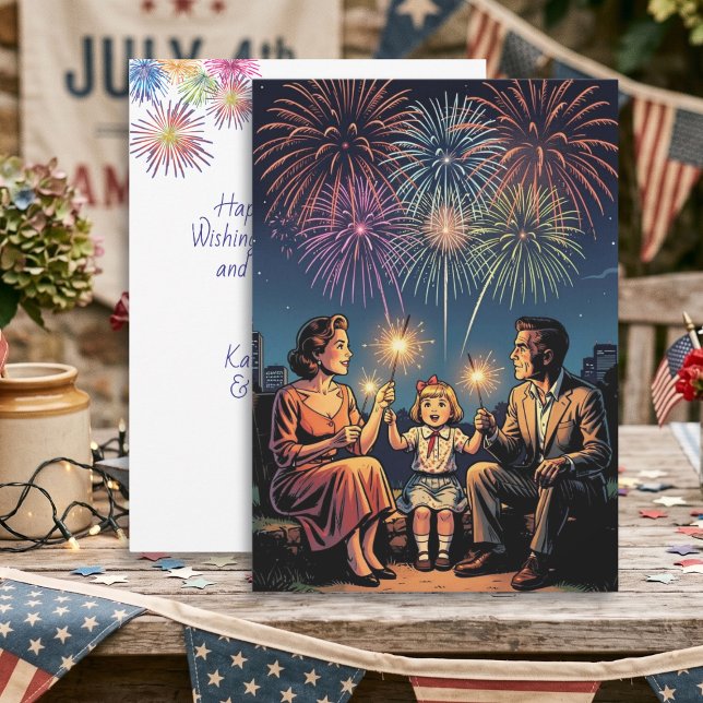 Feliz Quatro de Julho com Mensagem Personalizada   (Criador carregado)