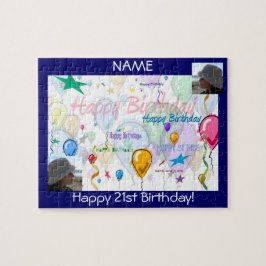 Feliz Quebra-cabeça de aniversário (Personalizar s