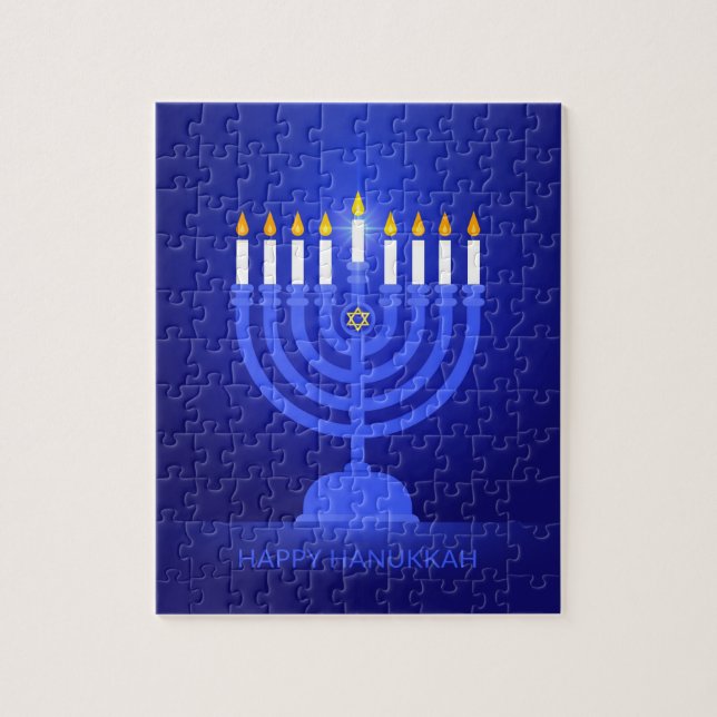 Feliz Quebra-cabeça de Hanukkah (Vertical)