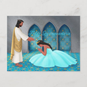 "Feliz Quinceañera." Cartão Postal