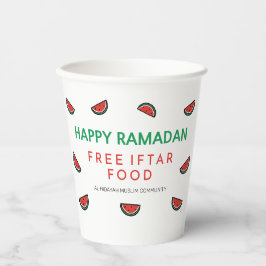 Feliz Ramadan Free Iftar com Duas Watermelon