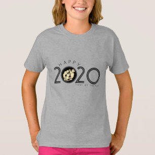 Feliz Rato Chinês Ano Novo 2020 Crianças T-shirt