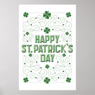 Feliz Rua. Dia de Patrick (Biselado) Poster 24x36