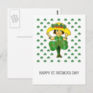 Feliz Rua, Dia de Patrick. Cartões postais Design