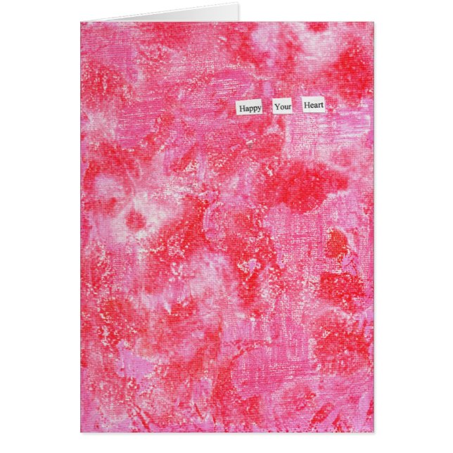 Feliz seu cartão do coração (Frente)