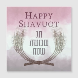 Feliz Shavuot - Chag Shavuot Sameach Magnet Card