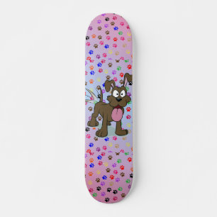 Feliz skate de cães