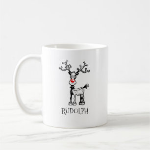 Feliz Stressmas com Rudolph em uma caneca