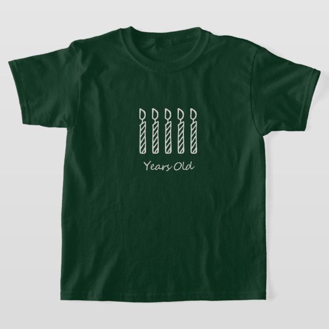 Feliz t-shirt de aniversário de 5 (Postura )