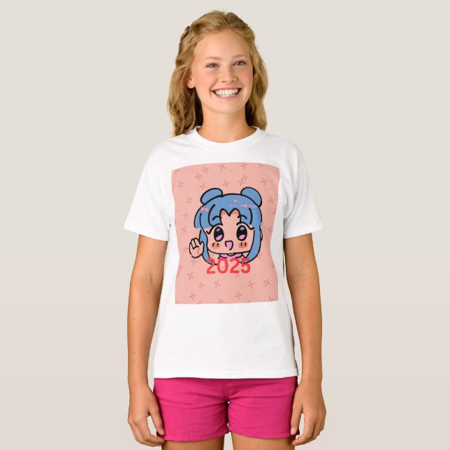 Feliz t-shirt do ano novo 2025 (Frente Completa)