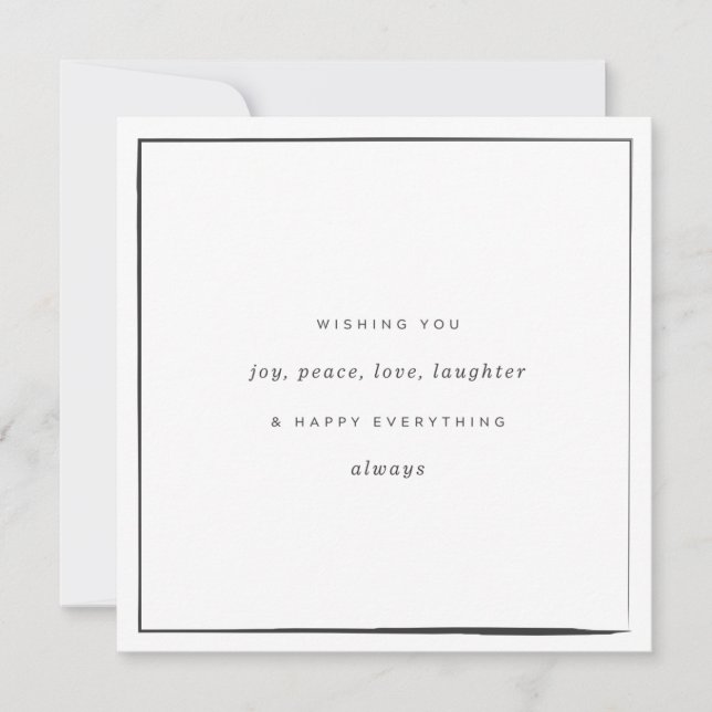 Feliz Tudo Cartão com fotos de Ano Novo (Frente)