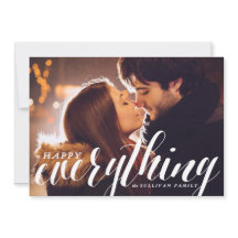 Feliz Tudo Confetti | Cartão com fotos de férias