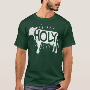 Feliz Vaca Camisa Engraçada Sagrada Vaca Gpresente