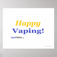 Feliz Vaping Poster para aquela ocasião especial!
