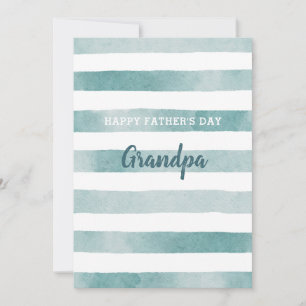 Feliz vovô dia de os pais. Náutica com aquarela