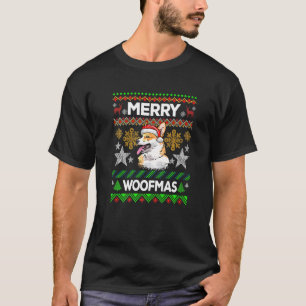 Feliz Woofmas Suéter Feio de Natal Welsh Corgi