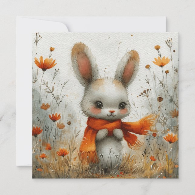 Felizes Bunnies: Notas Sorridentes 🐰 🐇 Digital (Frente)