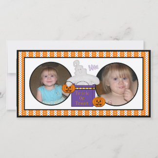 Felizes Cartões com fotos Fantasmas de Halloween