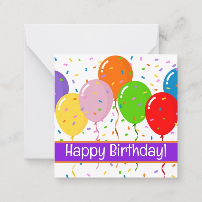 Felizes cartões de aniversário, fofinho, estoques! (Frente)