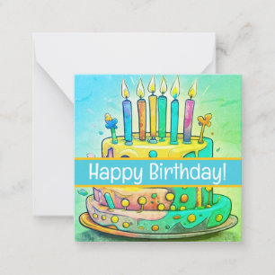 Felizes cartões de aniversário, fofinho, estoques!
