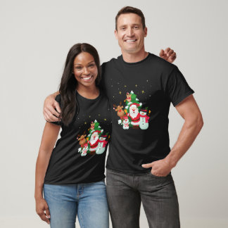 Felizes: Casais de Camisa de Combinação de Natal