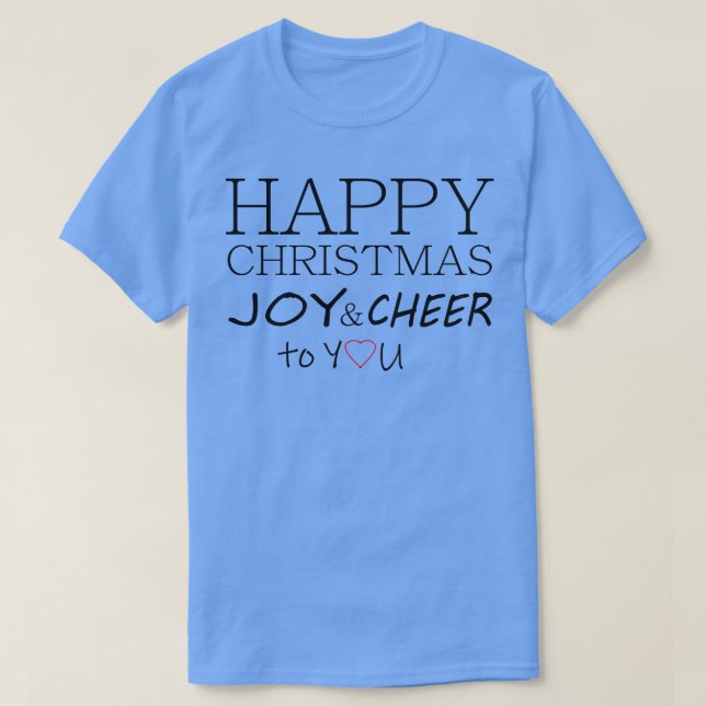 FELIZMENTE CHEFE DE JOY NATAL PARA VOCÊ, camisa 1 (Frente do Design)