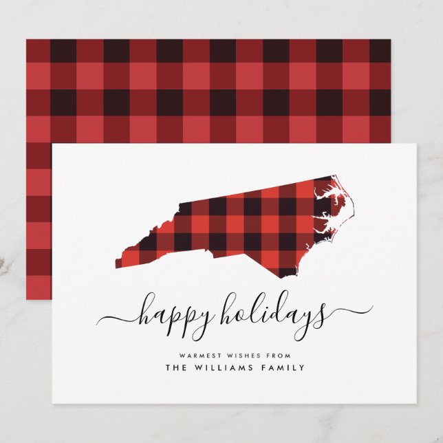 FELIZMENTE FÉRIAS Quentes De Carolina do Norte (Frente/Verso)