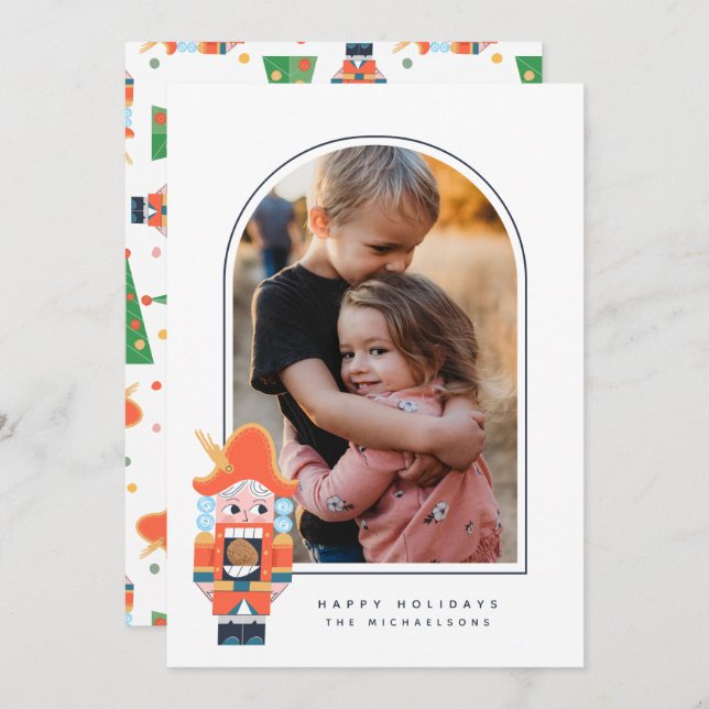 FELIZMENTE OS FERIDOS NUTCRACKER Adicione a sua fo (Frente/Verso)