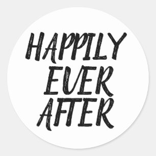 FELIZMENTE PARA SEMPRE ADESIVOS DE CASAMENTO