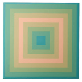 Felpudo Báltico Peach Squares Azulejo Cerâmica