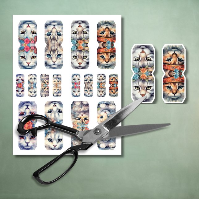 Felpudo cortado gatos 1 a 8 comprimidos cortados (Criador carregado)