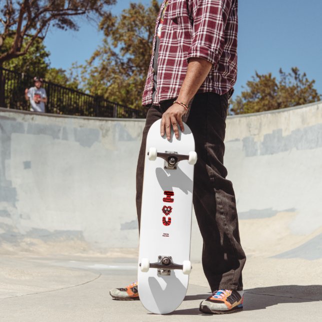 Felpudo U skateboard (Ao ar livre 2)