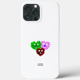 Felpudos do coração Apple iPhone 13 Pro Max Case