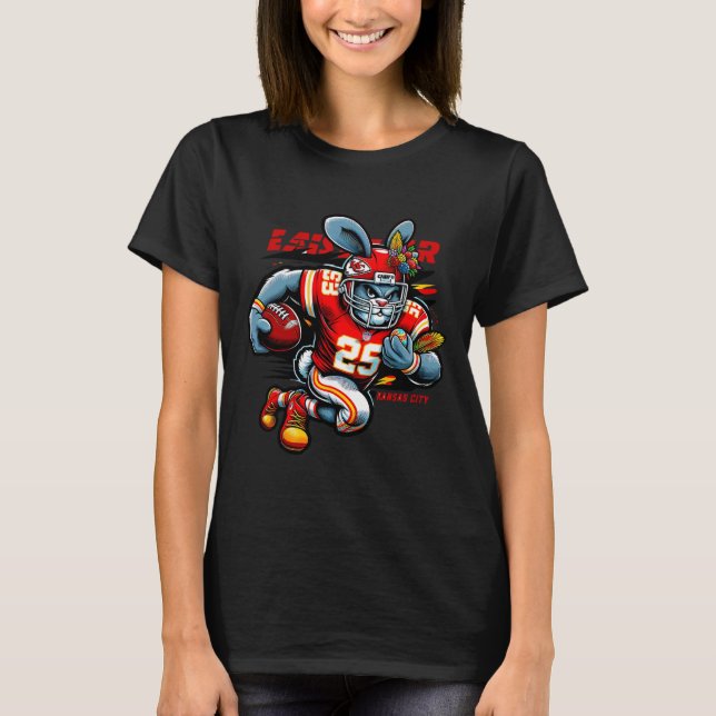 Felz pascoa 2025 Camisa Engraçada de Bunny City em (Frente)